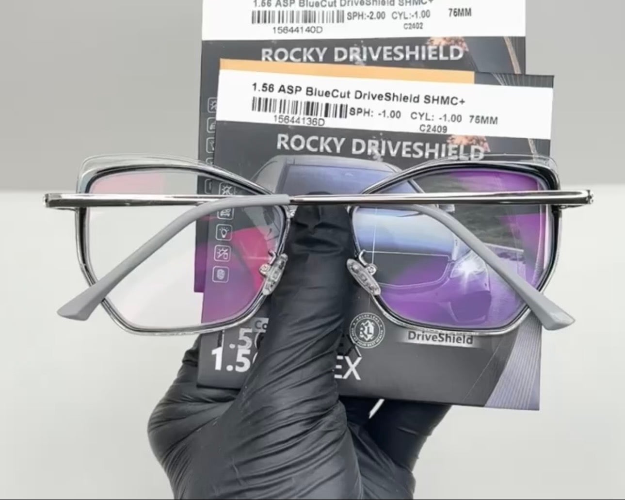 Review Tròng Chống Chói Đèn Xe Rocky Driveshield 1.56
