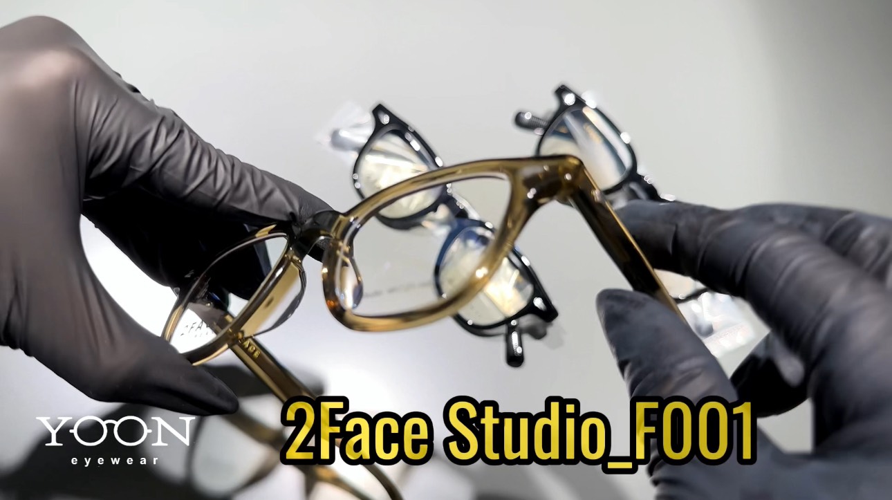 Review Chân Thật Gọng Kính 2Face Studio F001
