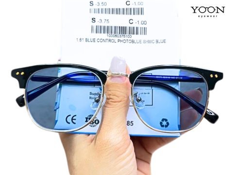 Review Tròng Đổi Màu Nottica 1.61 Trendy Xanh Dương