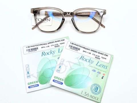 Review Tròng Đổi Màu Rocky Trendy Xanh Lá Lọc ASX 1.56