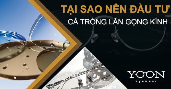 Tại Sao Nên Đầu Tư Đồng Đều Vào Gọng Kính Và Tròng Kính?