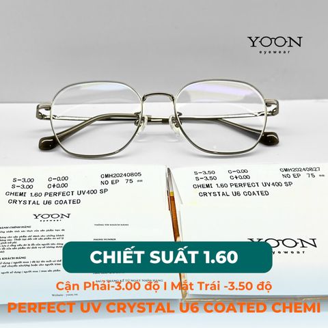 Review Tròng Kính 3 Độ Chiết Suất 1.60 Chemi U6