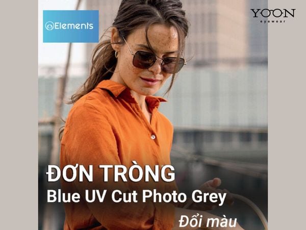 Elements Photo Gray – Tròng Đổi Màu Khói