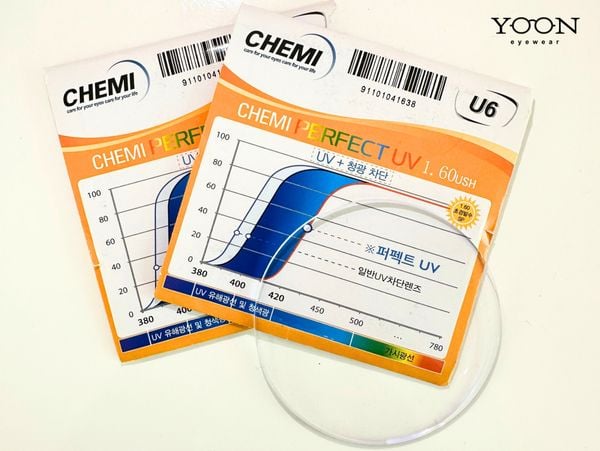 Tròng Chemi Chiết Suất 1.60