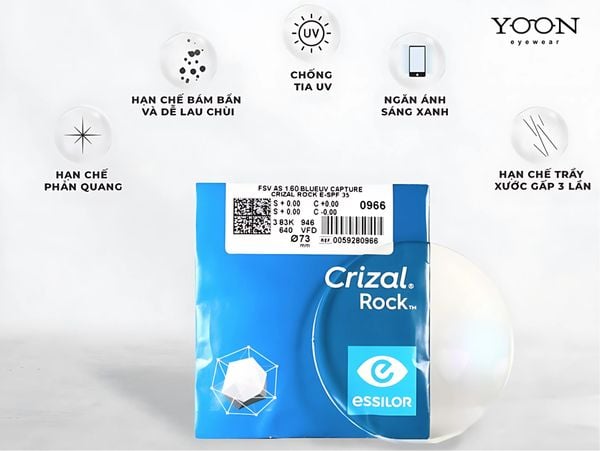 Tròng Essilor Chiết Suất 1.60