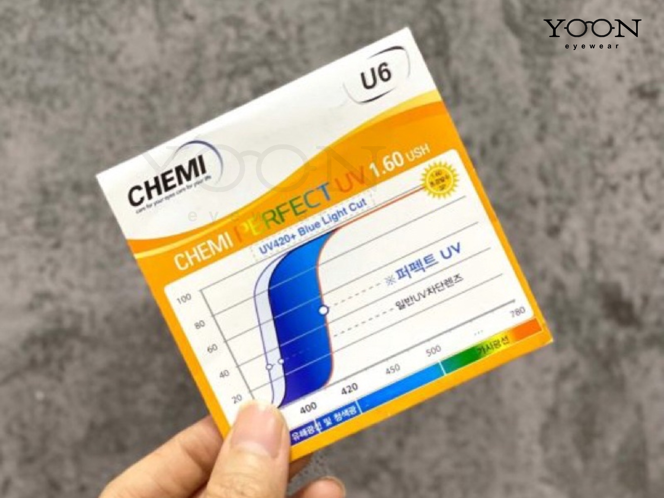 Tròng Kính Chemi U6 - Chống Ánh Sáng Xanh Cao Cấp