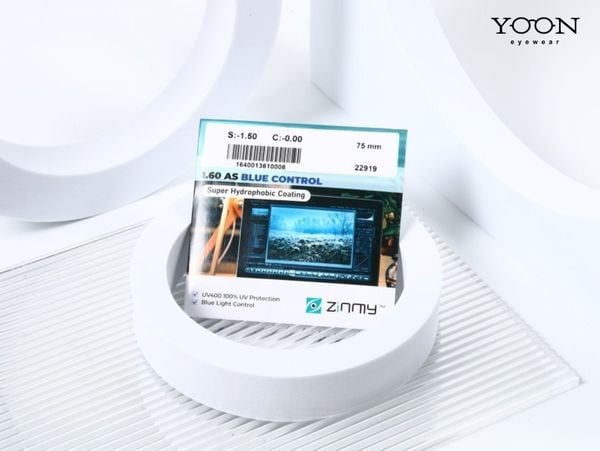 Tròng Kính Chống Ánh Sáng Xanh Zinmy
