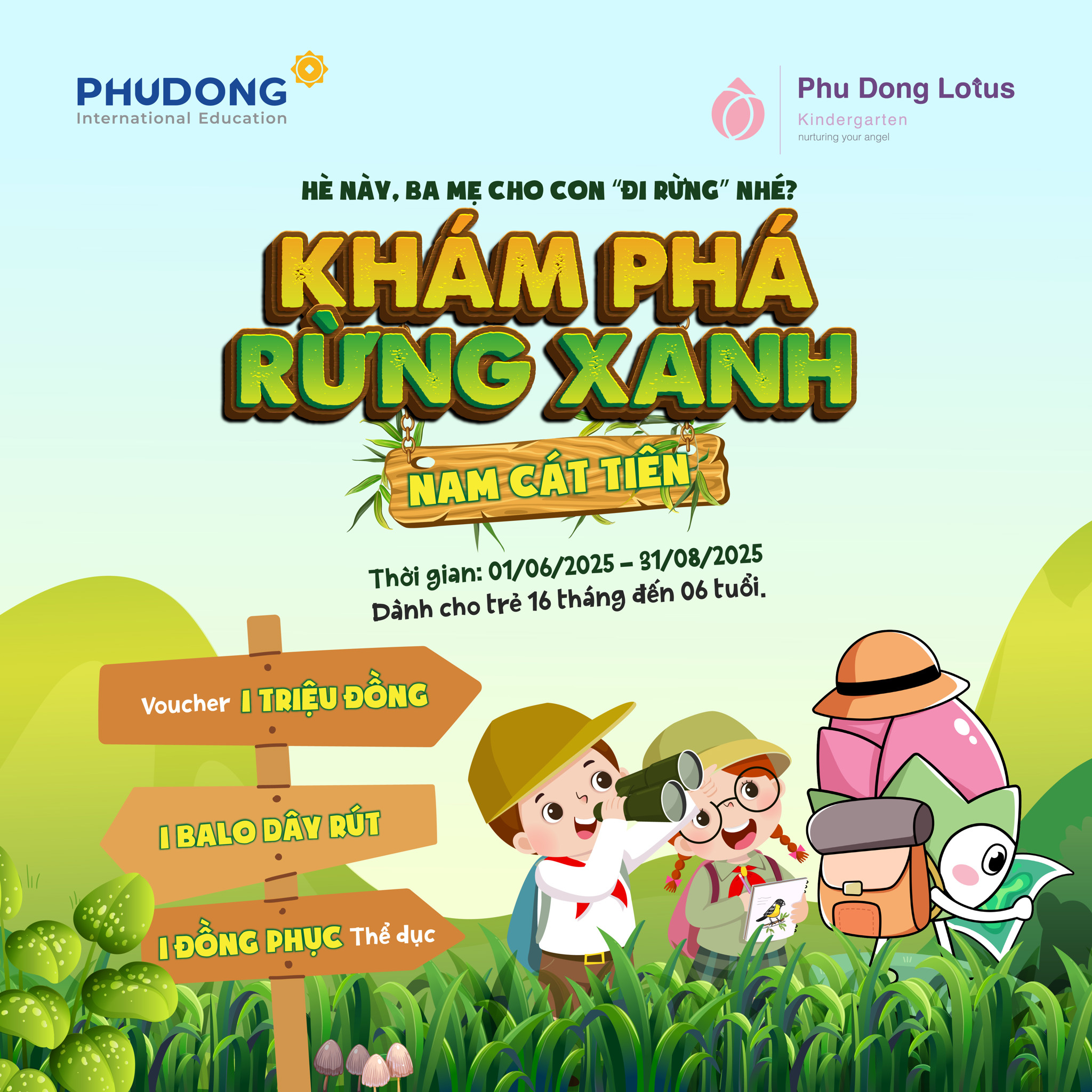 HÈ NÀY, BA MẸ CHO CON “ĐI RỪNG” NHÉ?
