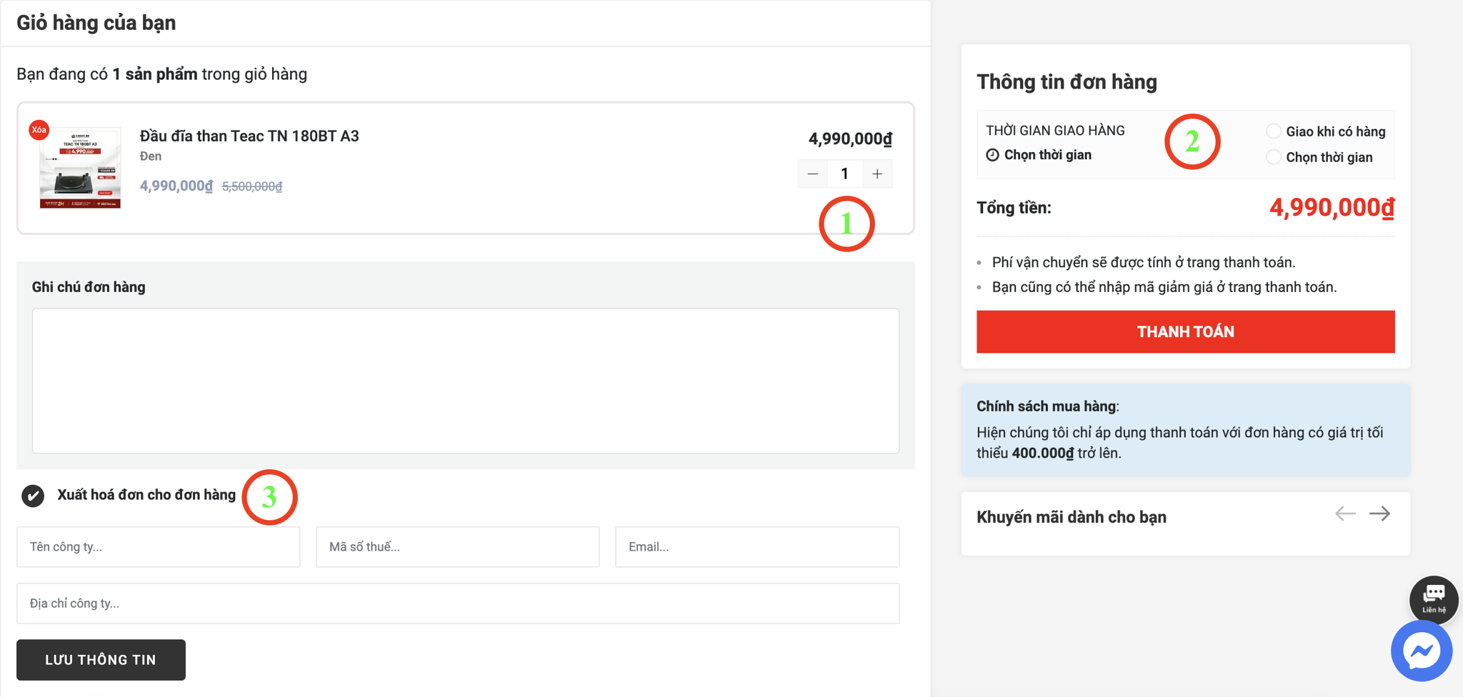 Hướng dẫn mua hàng trên trang www.daudiathan.vn