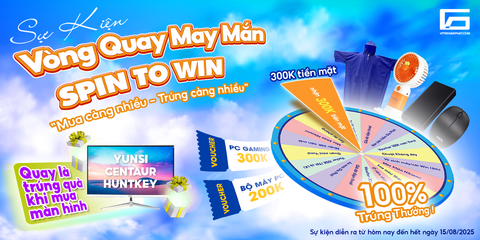 Sự kiện vòng quay may mắn - Spin to win