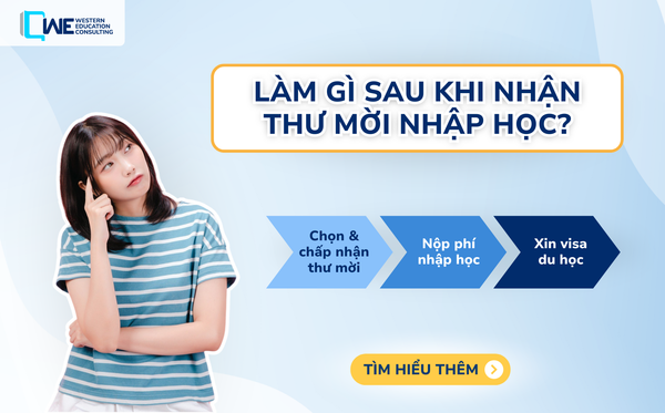 LÀM GÌ SAU KHI NHẬN ĐƯỢC THƯ MỜI NHẬP HỌC?