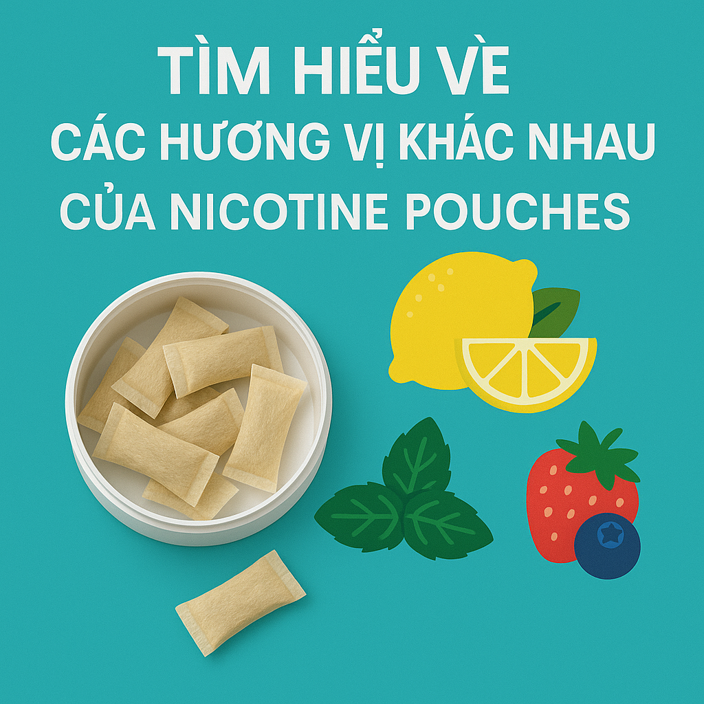 Tìm hiểu về các hương vị khác nhau của nicotine pouches