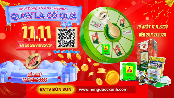 QUAY TRÚNG NGAY - NHẬN QUÀ HẾT Ý