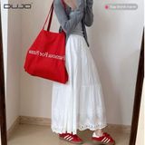 Chân Váy Trắng Ren Tầng – Duyên Dáng, Dễ Phối, Mặc Đẹp Mỗi Ngày