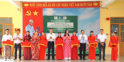 GREEN IN tài trợ hệ thống nước sạch phục vụ hơn 500 học sinh tại xã Phú Lý