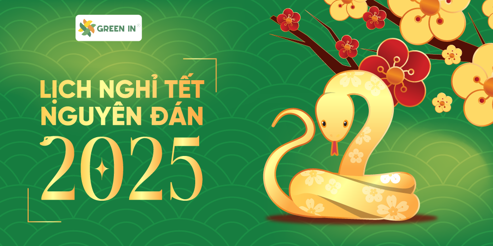 ANNOUNCEMENT OF TET HOLIDAY SCHEDULE 2025 – GREEN IN
