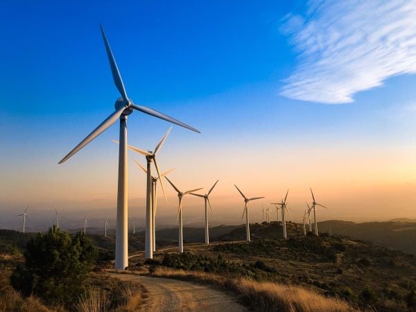 wind turbines
