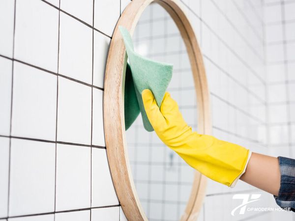 [Bí kíp] 7+ Cách vệ sinh gương nhà tắm luôn sáng bóng như mới