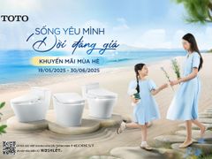 Chương Trình Khuyến Mãi Chào Hè TOTO - Ưu Đãi Cực Sốc 25%, Sắm Ngay Kẻo Lỡ!