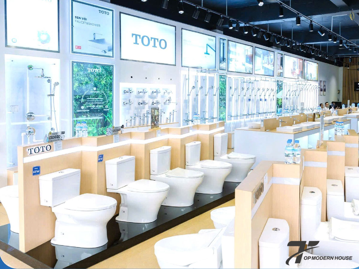 TOP MODERN HOUSE cam kết cung cấp thiết bị vệ sinh TOTO chính hãng với giá tốt, bảo hành đầy đủ và dịch vụ tư vấn chuyên sâu.