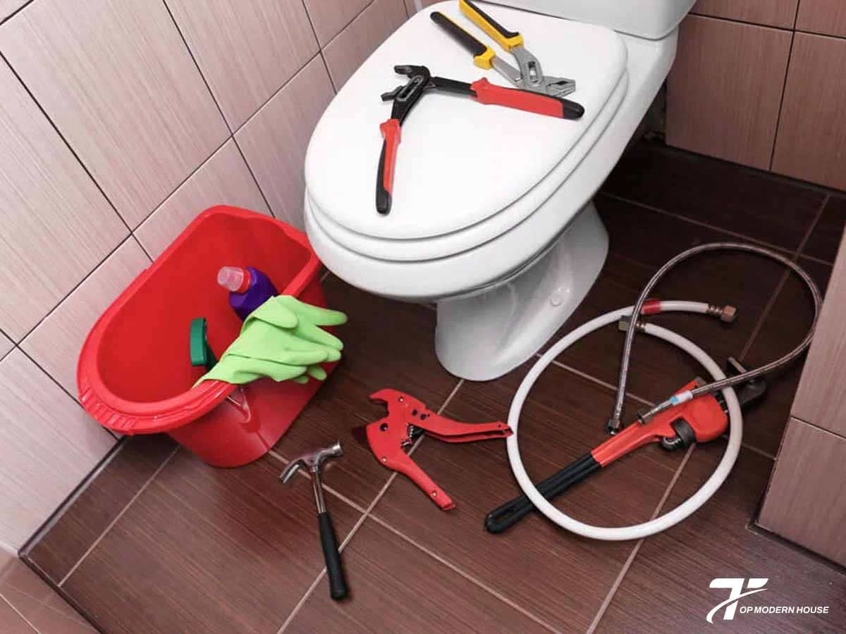 Chuẩn bị trước khi lắp vòi xịt vệ sinh