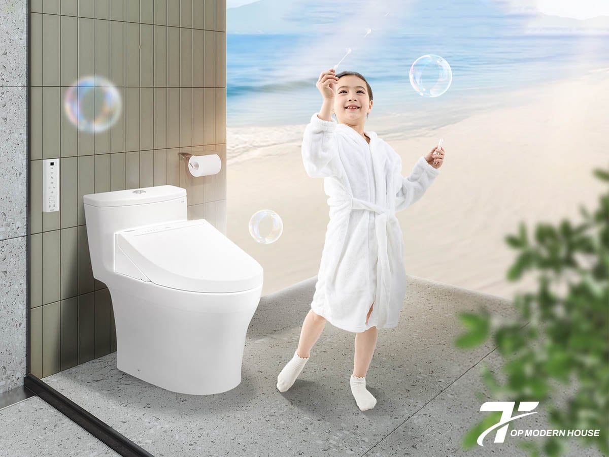 Đảm bảo an toàn tuyệt đối cho cả gia đình nhờ tính năng cảm biến và tự động vệ sinh thông minh.