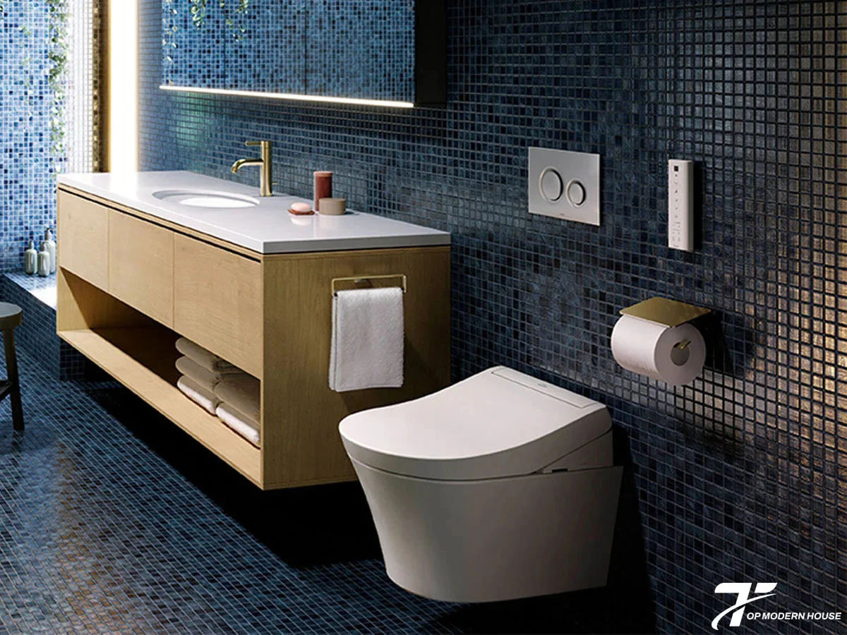 Bàn cầu treo tường tích hợp nắp rửa điện tử WASHLET CW553C/TCF34570GAA
