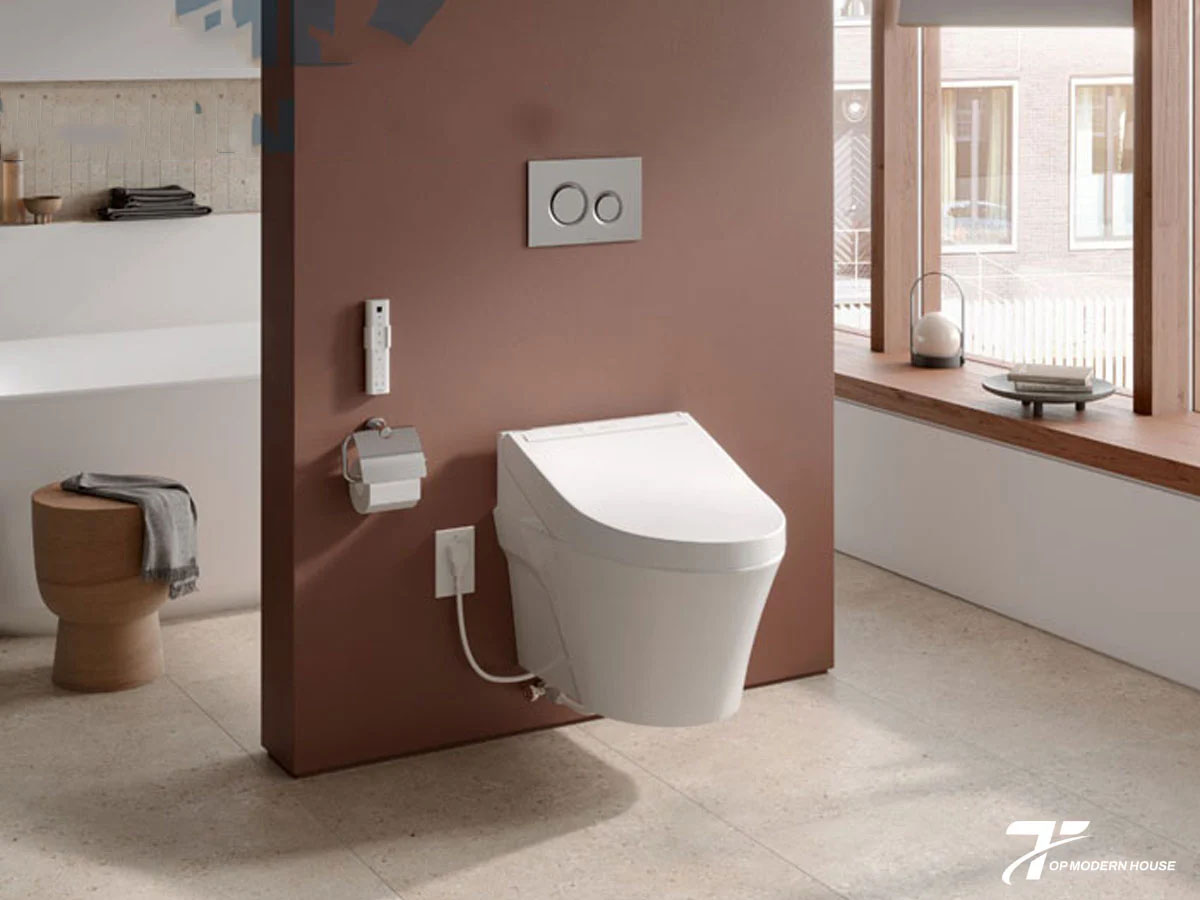 Bàn cầu treo tường tích hợp nắp rửa điện tử WASHLET CW822REA/TCF4911EZ