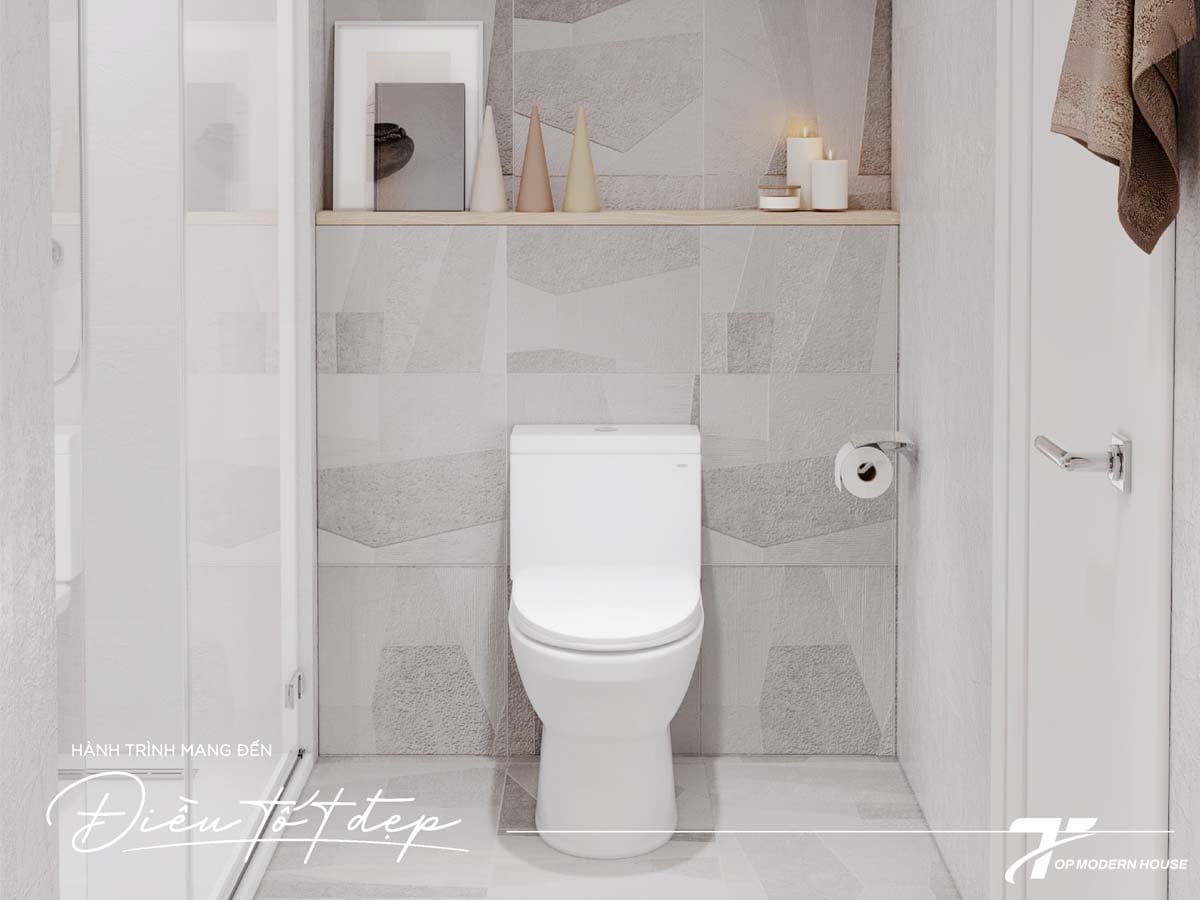 Bồn cầu 2 khối kích thước nhỏ