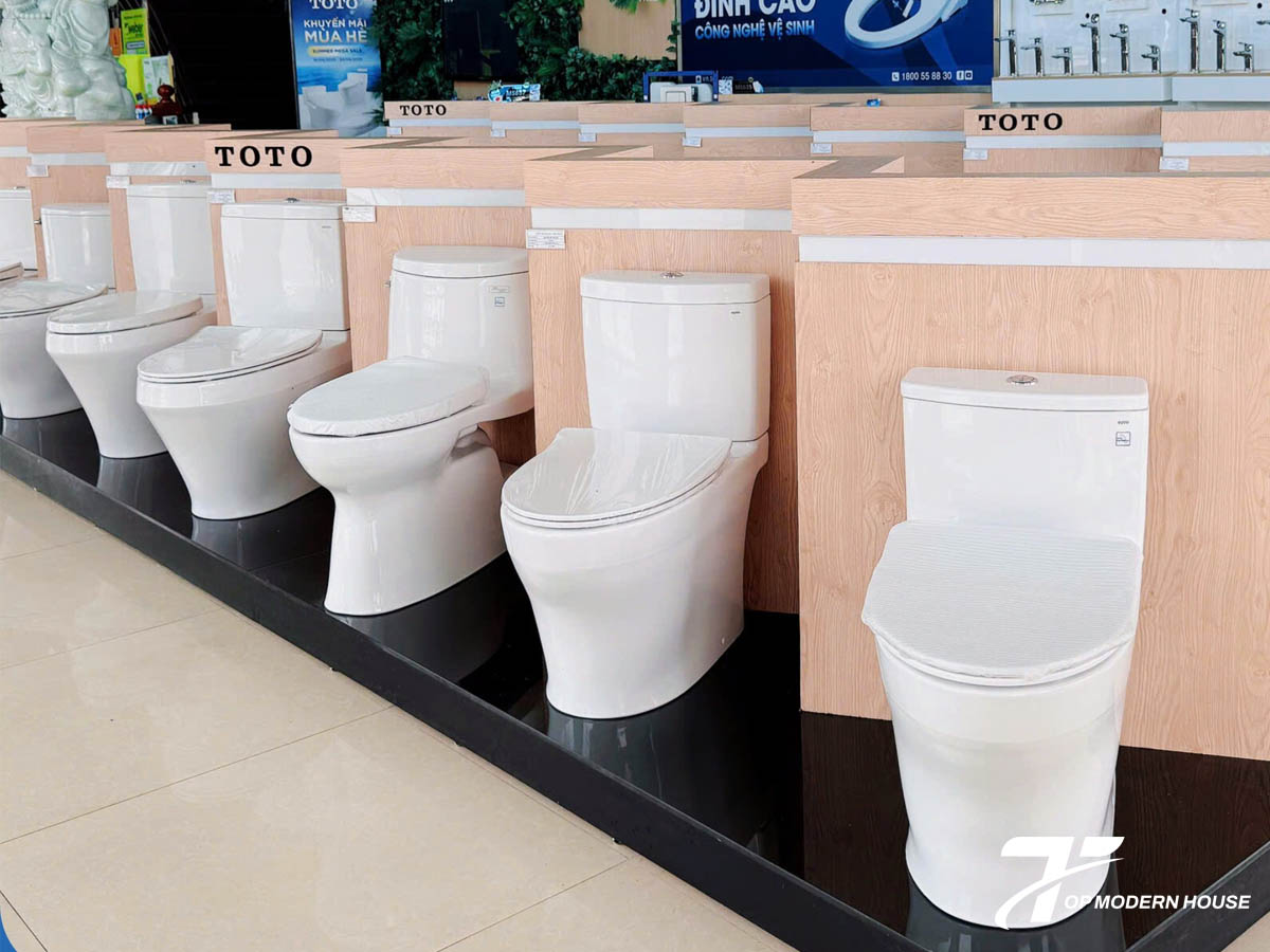 Mua bồn cầu 2 khối TOTO chính hãng, giá tốt trên thị trường tại TOP MODERN HOUSE