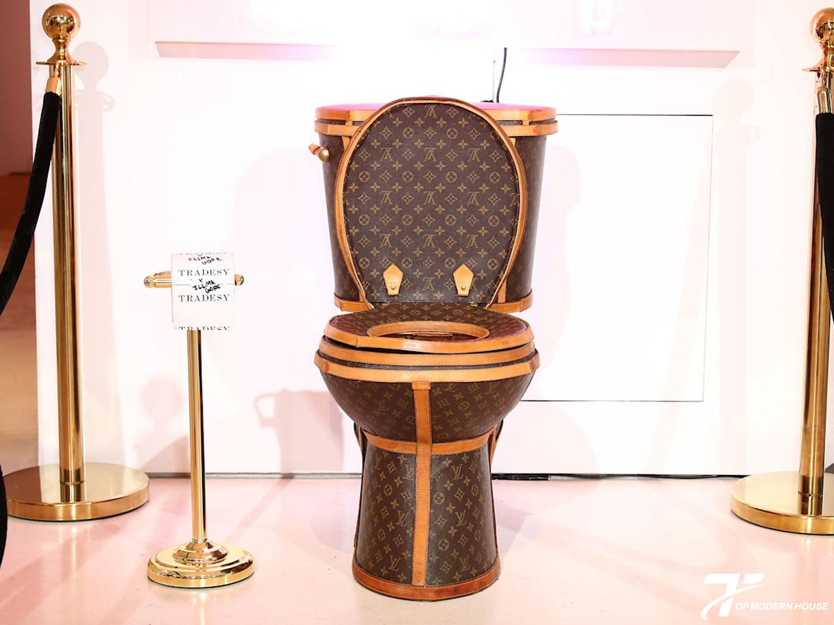 Bồn cầu LOUIS VUITTON: Khi thời trang gặp gỡ thiết bị vệ sinh