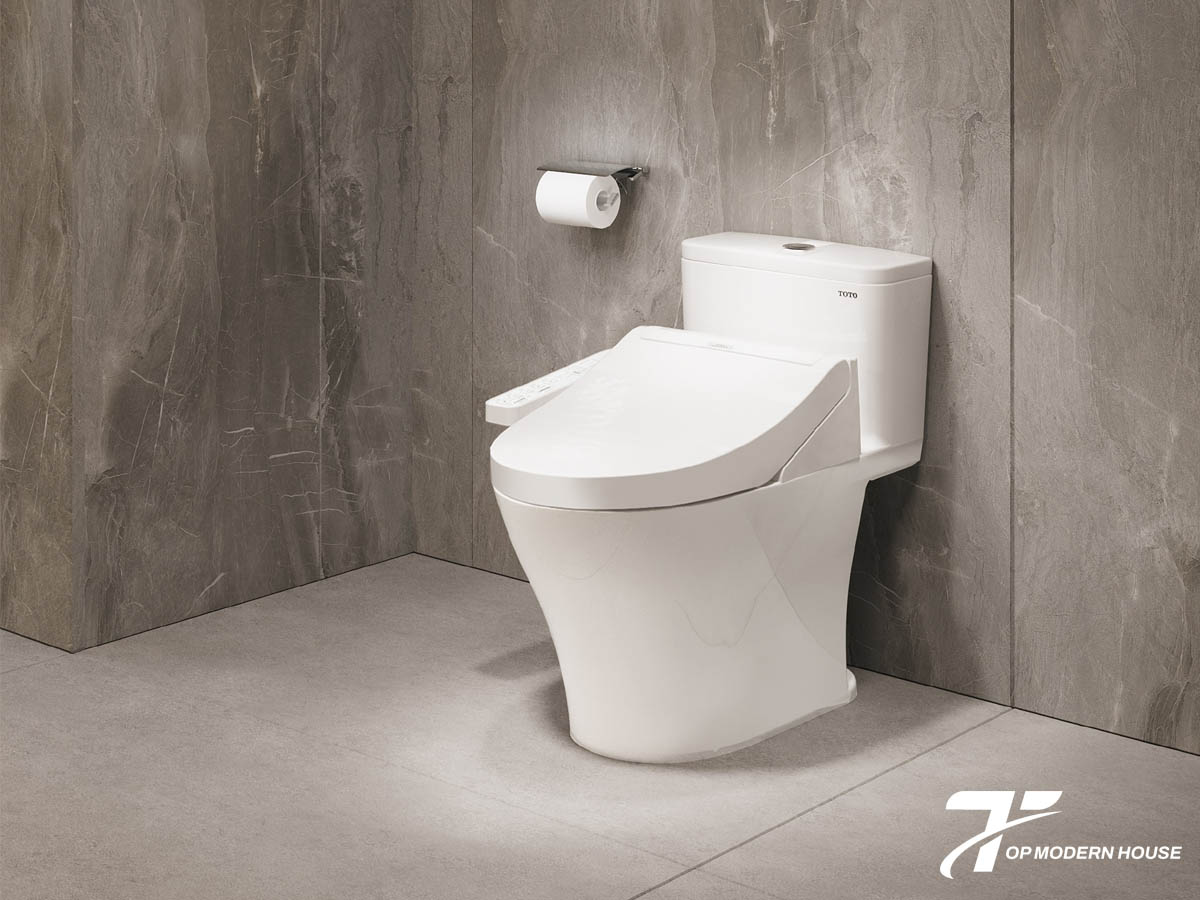 Bồn cầu nắp rửa điện tử washlet TOTO