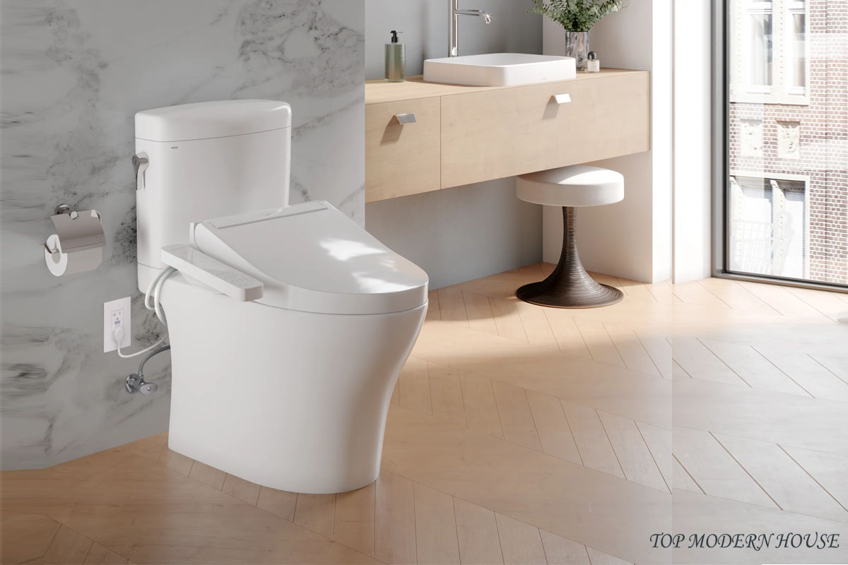 Vệ sinh đẳng cấp với bồn cầu nắp rửa điện tử WASHLET