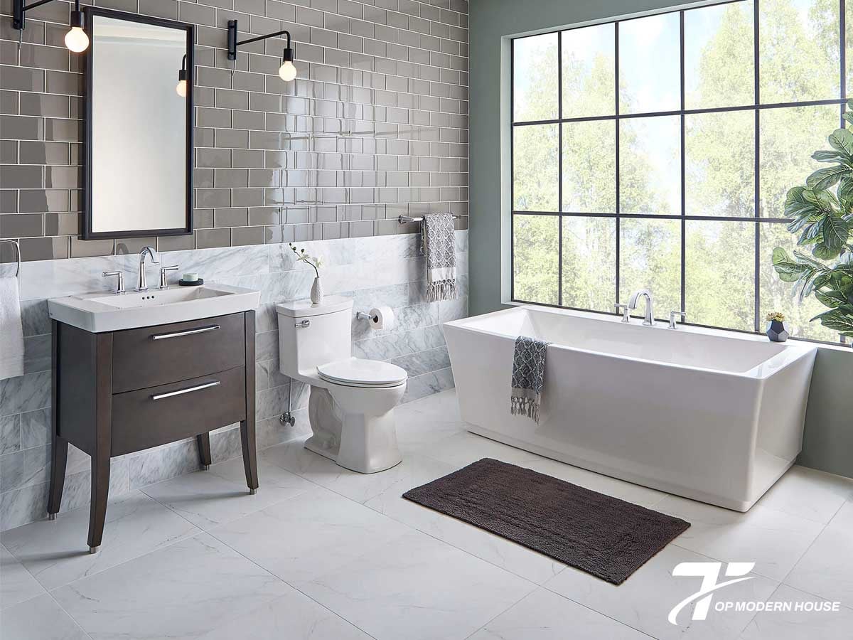 Bồn tắm American Standard nổi bật với thiết kế tiện dụng, chất liệu bền vững và công nghệ an toàn hiện đại, mang lại trải nghiệm thư giãn chuyên nghiệp.