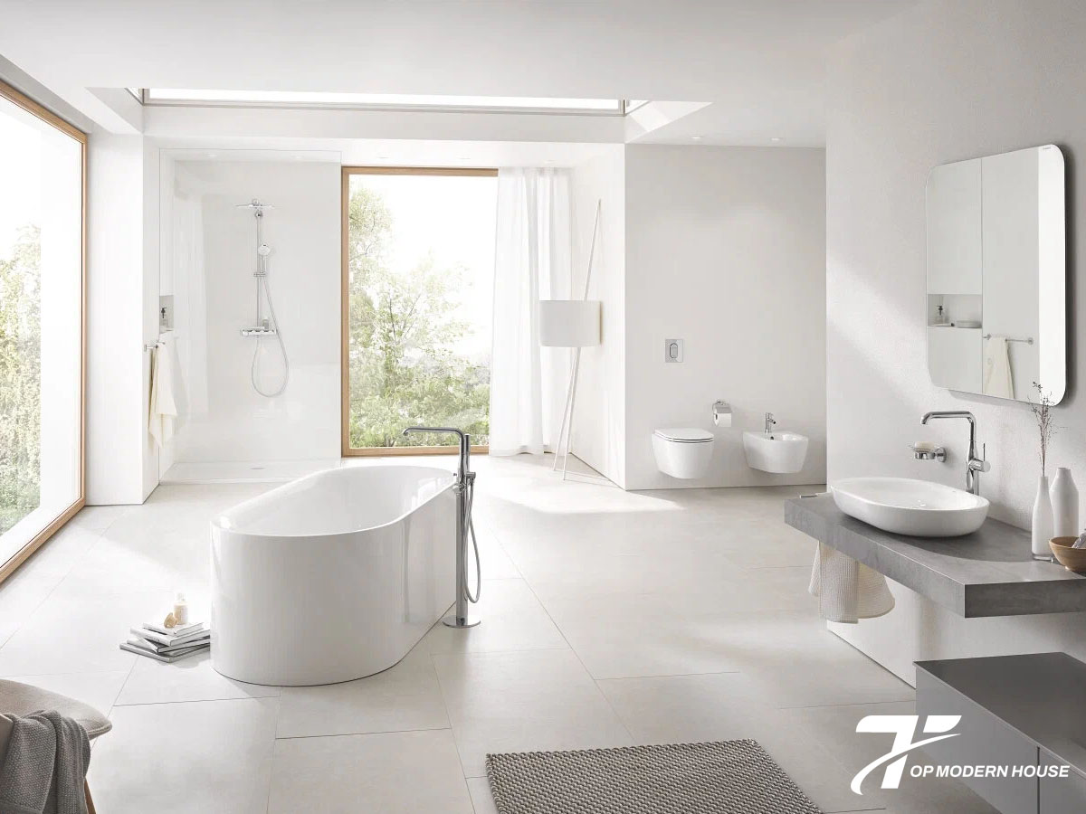 Bồn tắm Grohe gây ấn tượng với thiết kế đậm chất châu Âu, tích hợp công nghệ hiện đại và độ hoàn thiện tỉ mỉ.