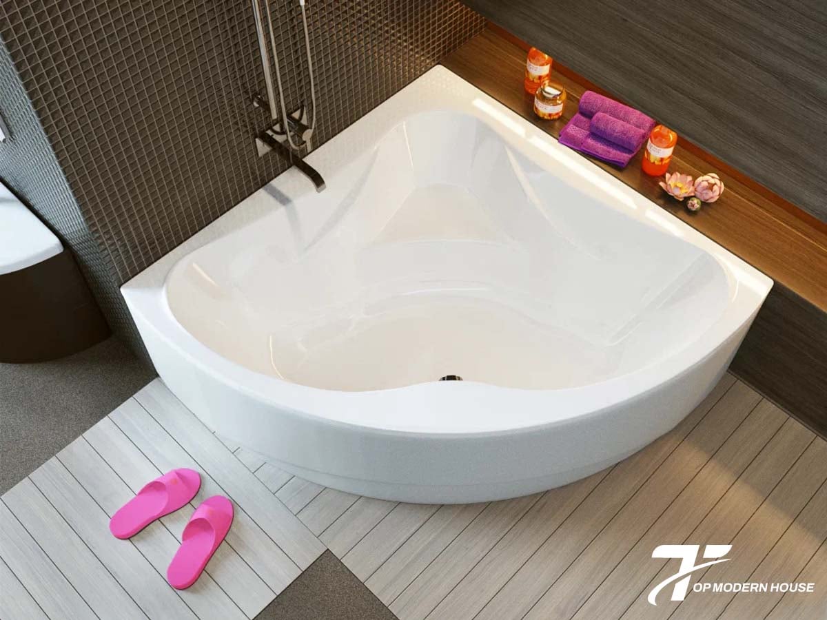 Bồn tắm nhựa bền, nhẹ và chống ố tốt, tuy nhiên có thể trầy xước nếu bị va chạm mạnh hoặc dùng vật cứng chà xát.