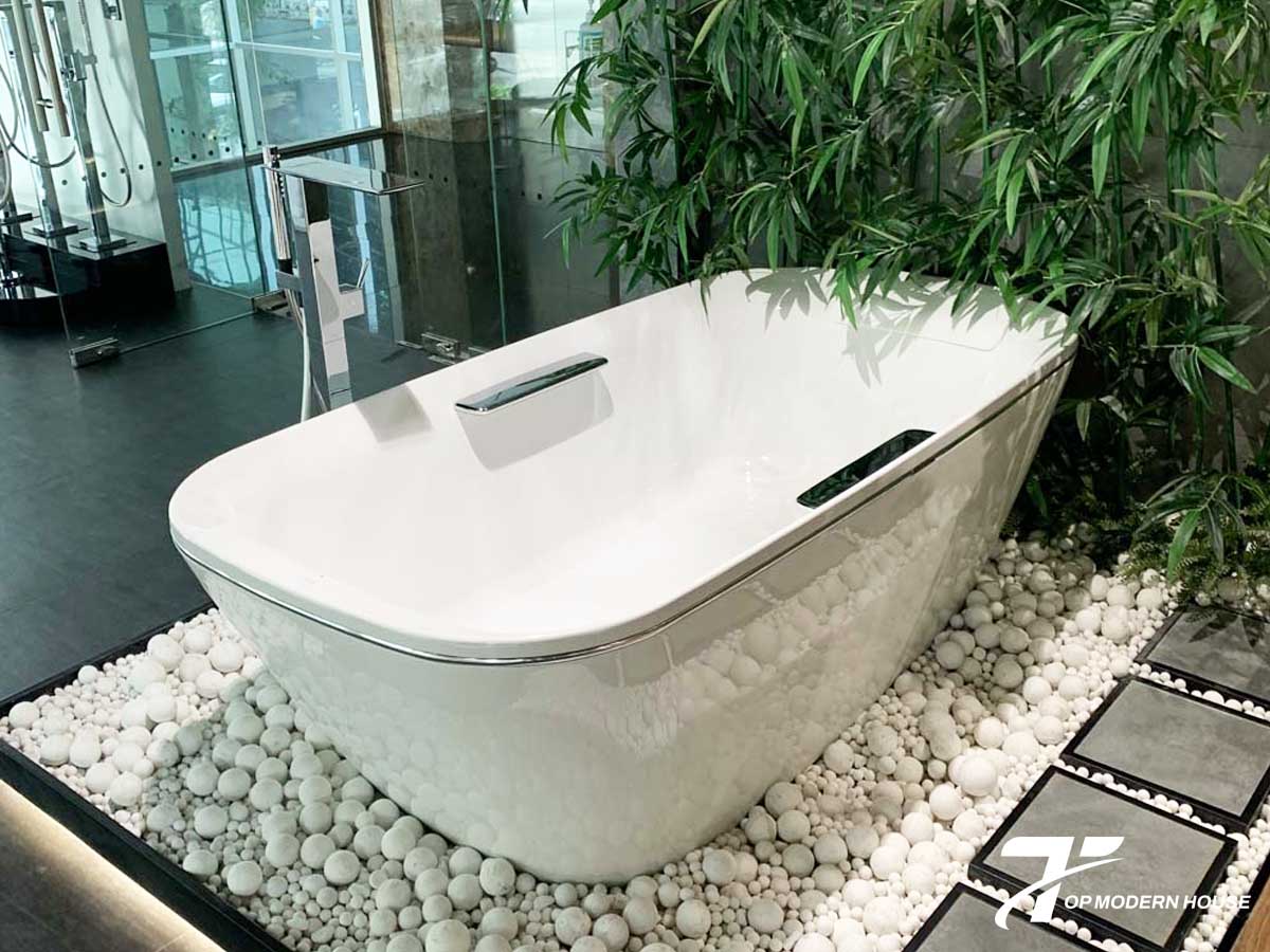 Mẫu bồn tắm được chế tác từ đá cẩm thạch nhân tạo GALALATO 4 lớp cao cấp