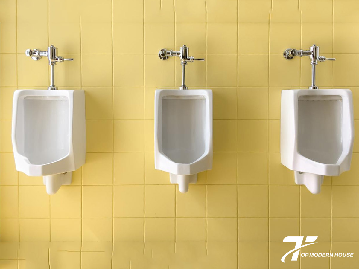 Bồn tiểu xả tay cơ học