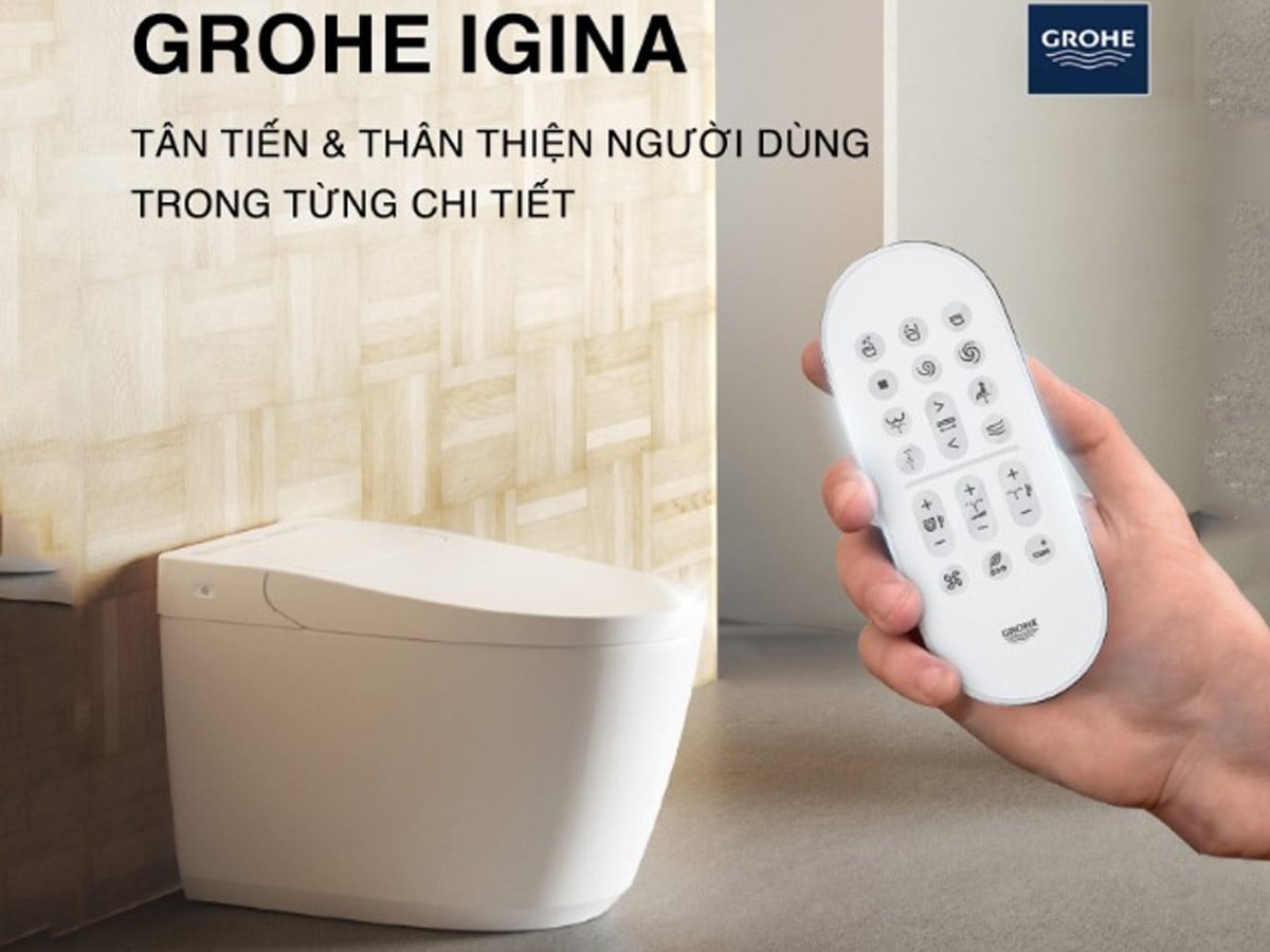 Cách sử dụng bồn cầu thông minh GROHE
