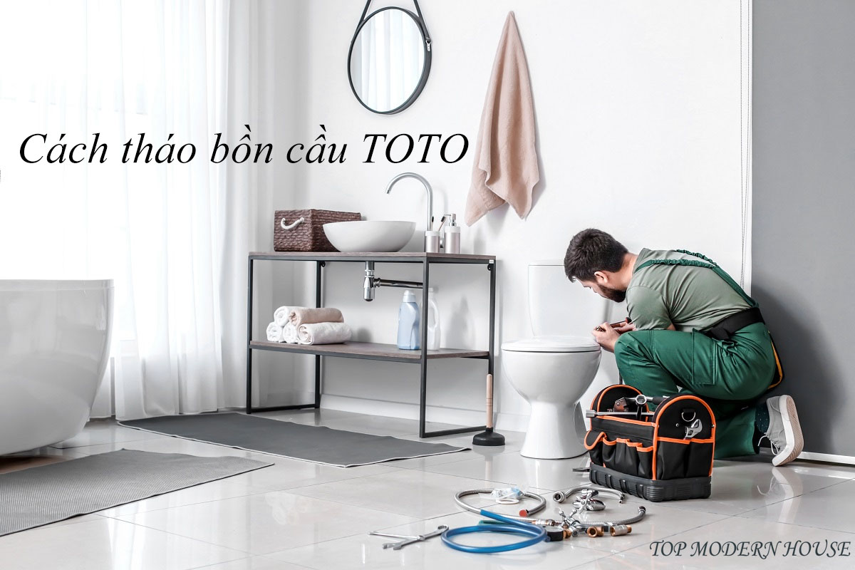 Hướng dẫn tháo bồn cầu cũ dễ dàng