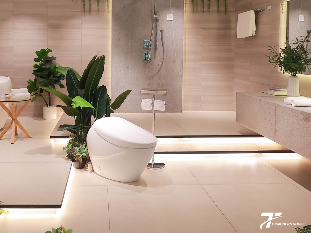 Chi tiết cấu tạo bồn cầu TOTO thông minh