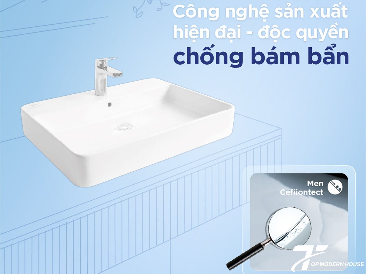Công nghệ men chống bám bẩn CeFiONtect