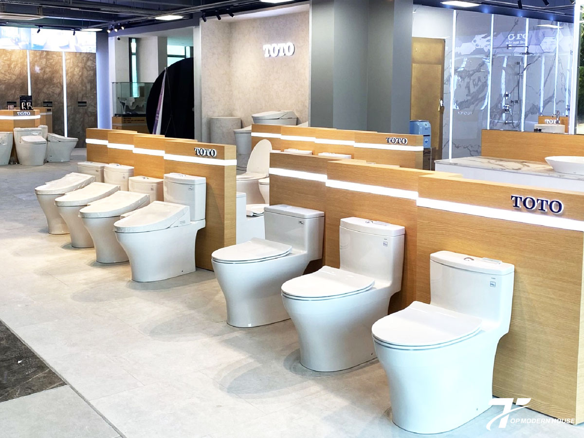TOP MODERN HOUSE phân phối số lượng lớn bồn cầu 1 khối TOTO ưu đãi khủng