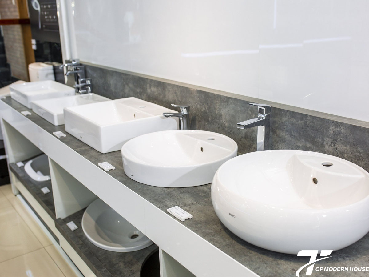TOP MODERN HOUSE phân phối lavabo bán âm TOTO chính hãng, mẫu mã đa dạng, bảo hành đầy đủ và hỗ trợ lắp đặt chuyên nghiệp.