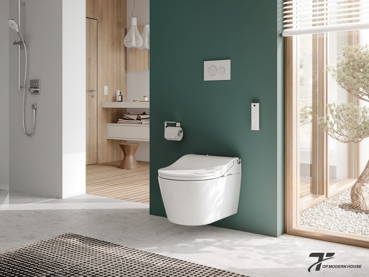 Bàn cầu treo tường tích hợp nắp rửa điện tử WASHLET CW542HME5UNW1TCF795C2Z