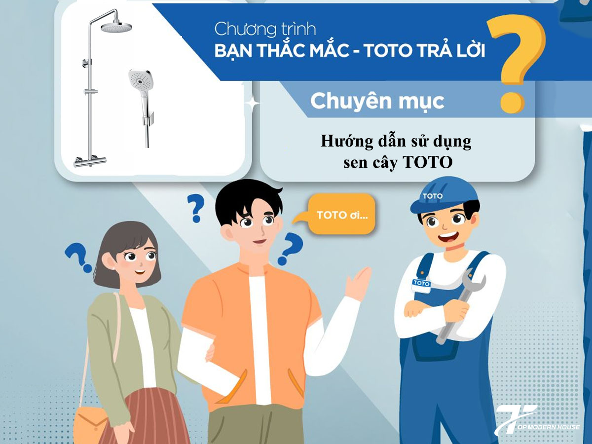 Hướng dẫn sử dụng sen cây TOTO