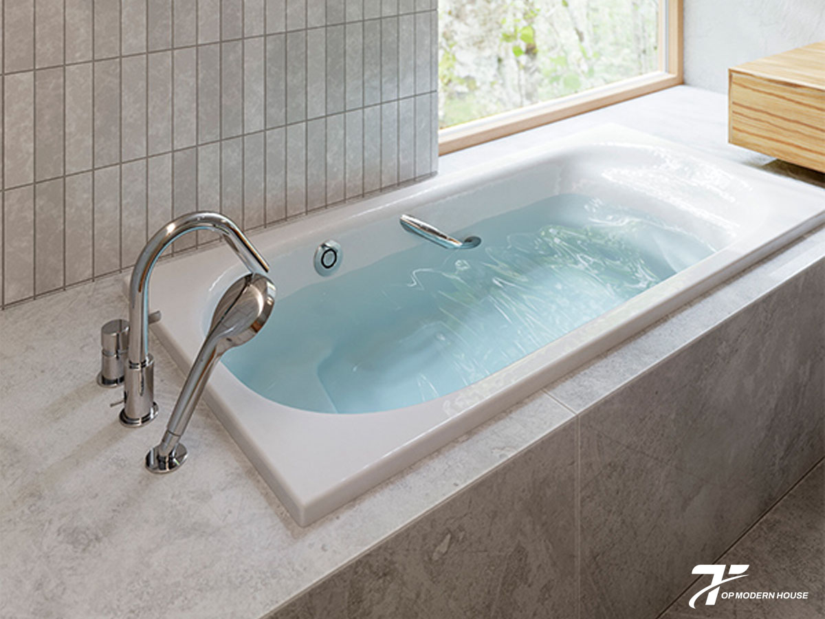 Kích thước bồn tắm xây TOTO