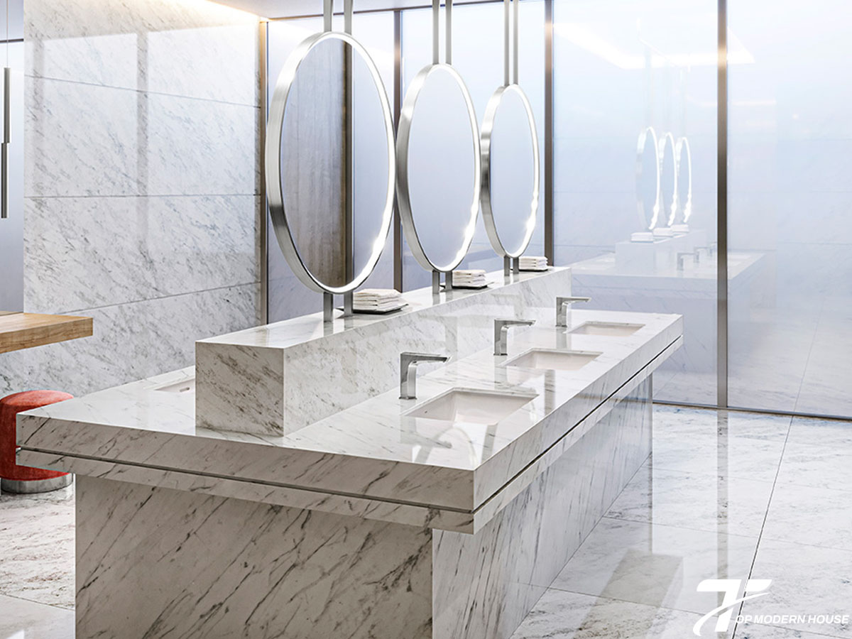Kích thước chậu lavabo âm bàn TOTO