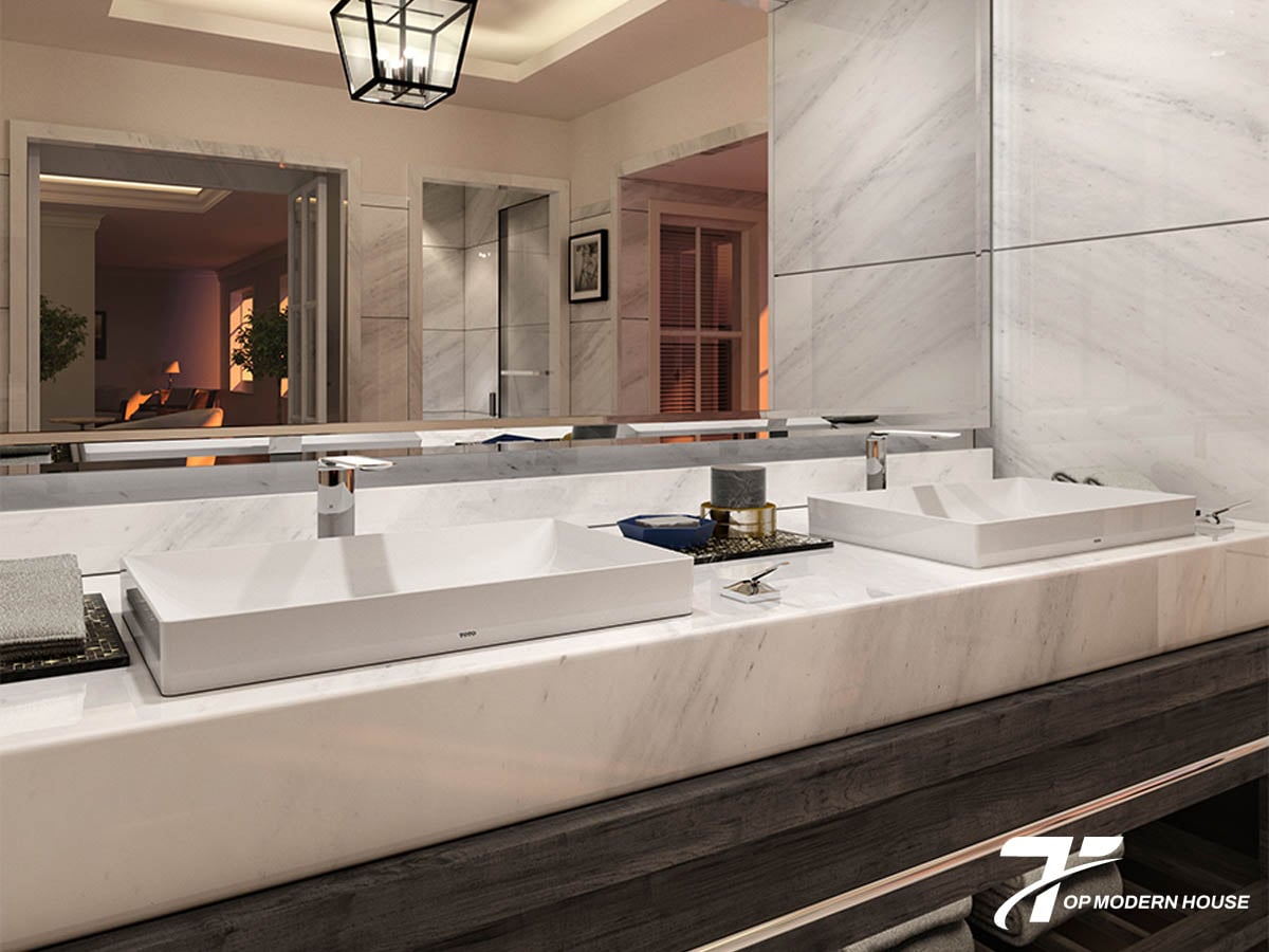 TOTO LT4716MTG19 sở hữu thiết kế đặt bàn với viền siêu mỏng 4mm tạo cảm giác nhẹ nhàng, tinh tế