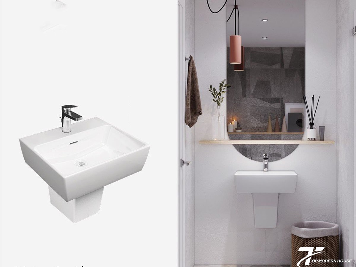 Lavabo TOTO treo tường là giải pháp tối ưu cho không gian phòng tắm nhỏ hẹp